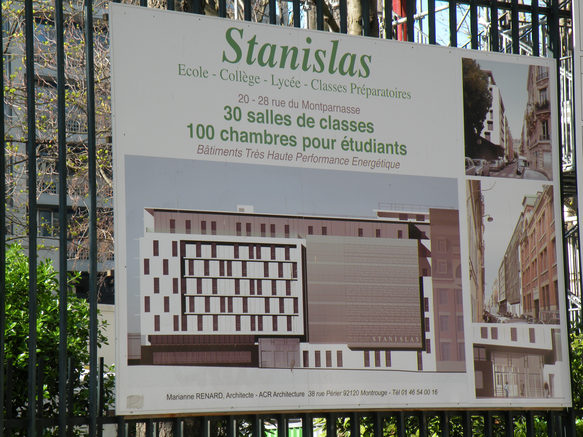 annonce de rénovation du collège Stanislas